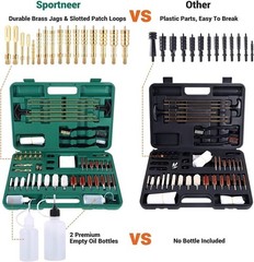 Universal Gun Cleaning Kit Rifle Brass Cleaning Kit for Gun Pistol Rifle Handgun