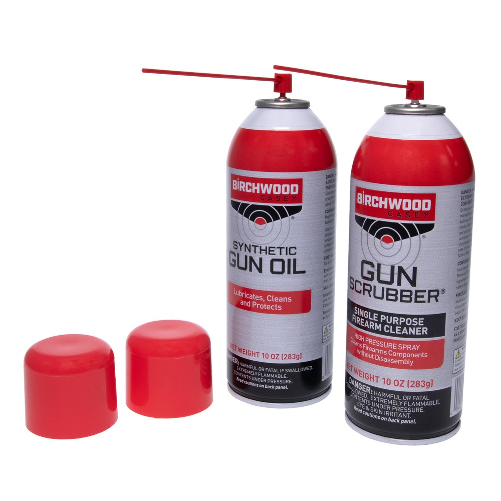 Birchwood Casey Gun Scrubber Synthetic Gun Oil 10oz Aerosol Cleaner Lubricant