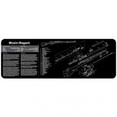 TekMat For MOSIN NAGANT CLEANING MAT – 12″ X 36″ – BLACK