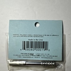 J. Dewey Copper Eliminator Gun Jag Silver Aluminum .30/.308/8mm 30JA