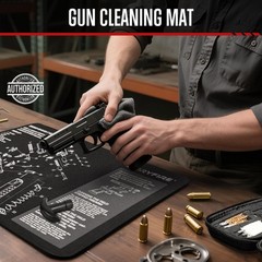 GLORYFIRE Gun Cleaning Kit Fits .22 .357/9mm .38 .40 One Size, Tactical Onyx
