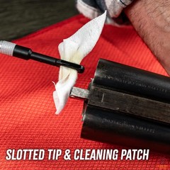 12 Gauge Shotgun Cleaning Kit Aluminum Rod Brush Patches Clp Lubricant Tools