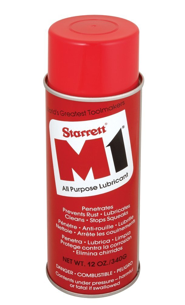Starrett M1 Industrial Quality All-Purpose Lubricant – Micro-Thin, Airtight Coat