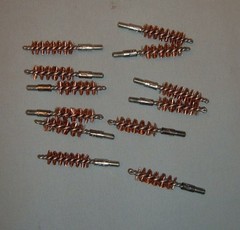 Pack of 12 pistol bore cleaning brushes 38 380 9mm 357 8-32 thread $4 Shipping