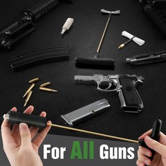 Universal Gun Cleaning Kit Pistol Shotgun Handgun Rifle Firearm w/Case