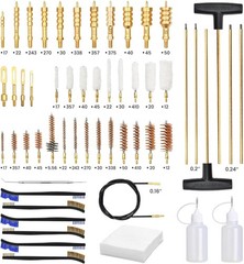 Universal Gun Cleaning Kit w/ Case for Variable Caliber Shotguns Pistols Rifles