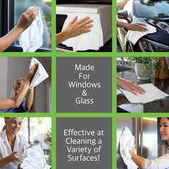 Microfiber Magic Streak Free Cleaning Cloth 6 Pack Clean Any Surface With Just W