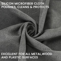 2 Pack Silicon Cleaning Cloth, Lint-Free Microfiber Cloth, 12″ x 12″ Large Cl…