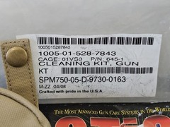 OTIS Cleaning Kit Military Issued Tan 9MM 645-1 NSN 1005-01-528-7843