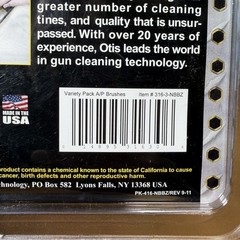 Otis All Purpose Brushes Nylon/Blue Nylon/Bronze 3 pack