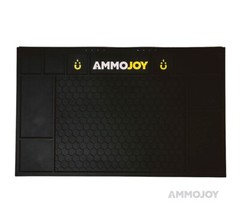 AMMOJOY SILICONE GUN TAKEDOWN SHOP MAT BLACK WITH LOGO