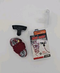 Allen Bore Nado Barrel Cleaning Rope, Gun Snake – .30 Cal – Red/Grey