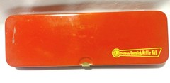 Vintage Outers Gunslick Rifle Cleaning Kit Red Metal Box B2