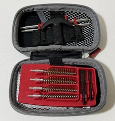 REAL AVID HANDGUN CLEANING COMBO: GUN BOSS HANDGUN / SMART MAT /CLEANING PATCHES