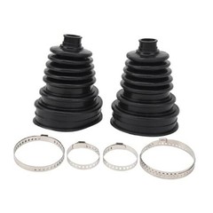 2 PCS CV Joint Boot Kit, Universal Flexible CV Axle Boot with Clamps, Constant