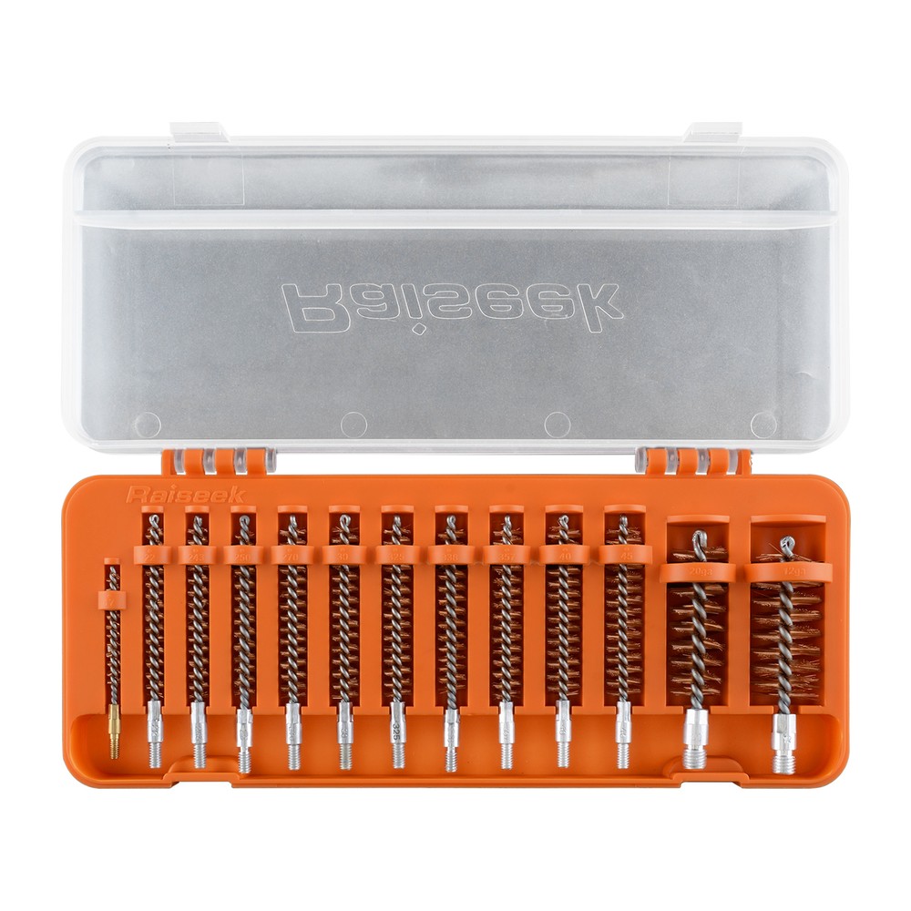 13PCS Bristle.17 .22/5.56M Gun Cleaning Bore Brush for Rifle Pistol Shotgun