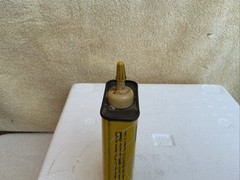 Vintage Brite-Bore Gun Bore Cleaner Solvent Tin Can Partial Contents 4oz