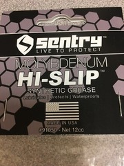 SENTRY Hi-Slip Synthetic Grease Syringe, 912 CC, 91050, NEW