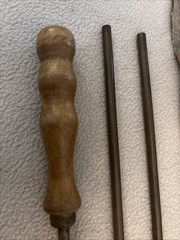 Vintage Marbles No 9728 Jointed Rifle Rod 28 Caliber and Up 36″ Brass w/Sleeve