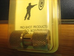 NOS-PRO-SHOT BRASS ROD STOP FOR .27 CAL. & UP ROD