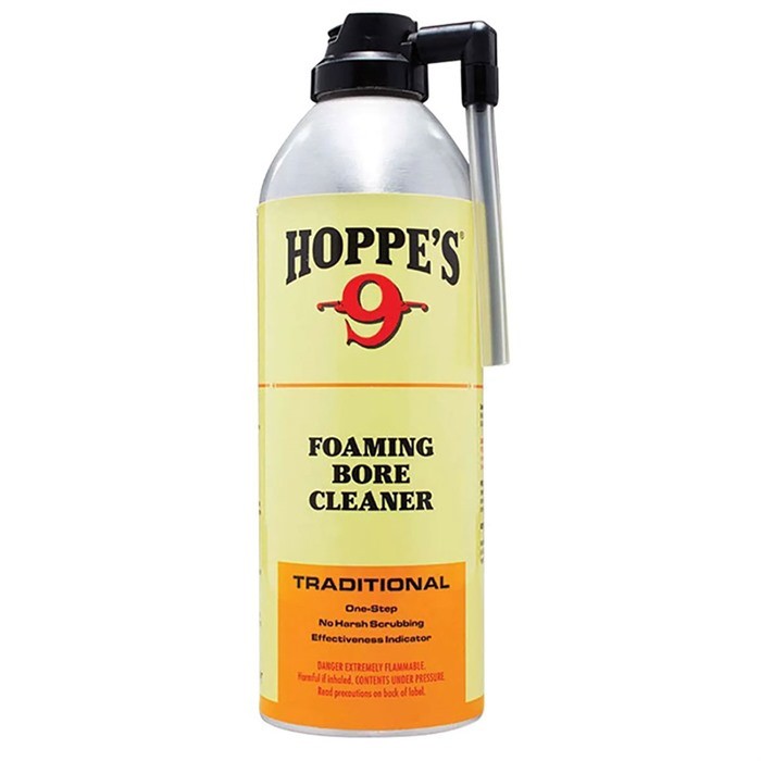 Hoppe’s 908 No. 9 Bore Cleaner Foam Removes Copper & Powder Residue12 OZ Spray
