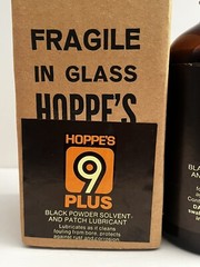 Vintage Hoppes 9 Plus Black Powder Solvent & Patch Lubricant 16 oz Bottle NOS!