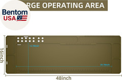 Gun Clean Mat Magnectic for All Guns Extra Large 48″X16″ for Rifle Anti-Slip Rub