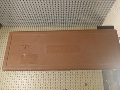 Vintage Hoppes Gun Cleaning Kit-Brown Plastic Case for Rifle Shotgun