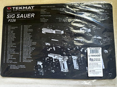 TekMat SIG SAUER P226 Cleaning Mat 11×17 Black Rubber Printed USA TEK-17-SIGP226