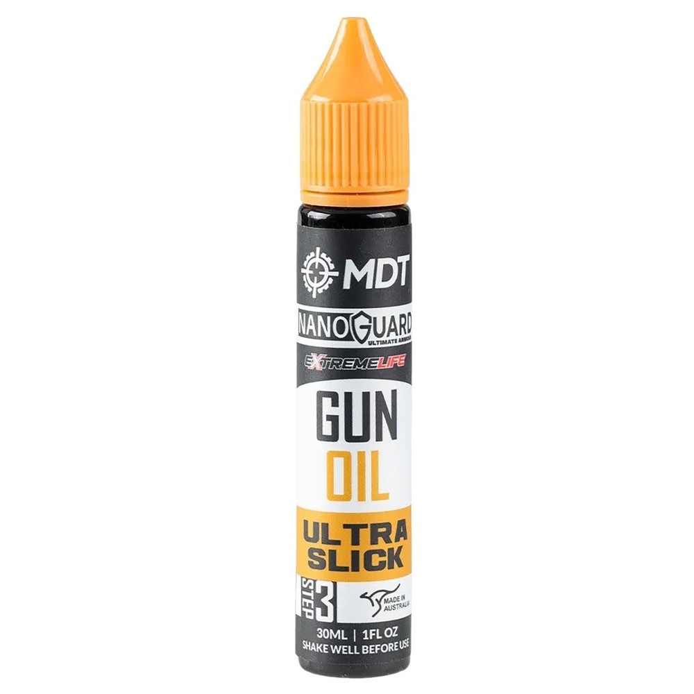 MDT NanoGuard Gun Oil 1 oz Bottle Ultra Slick Nano Formula – 24PK #114464-GOL-B