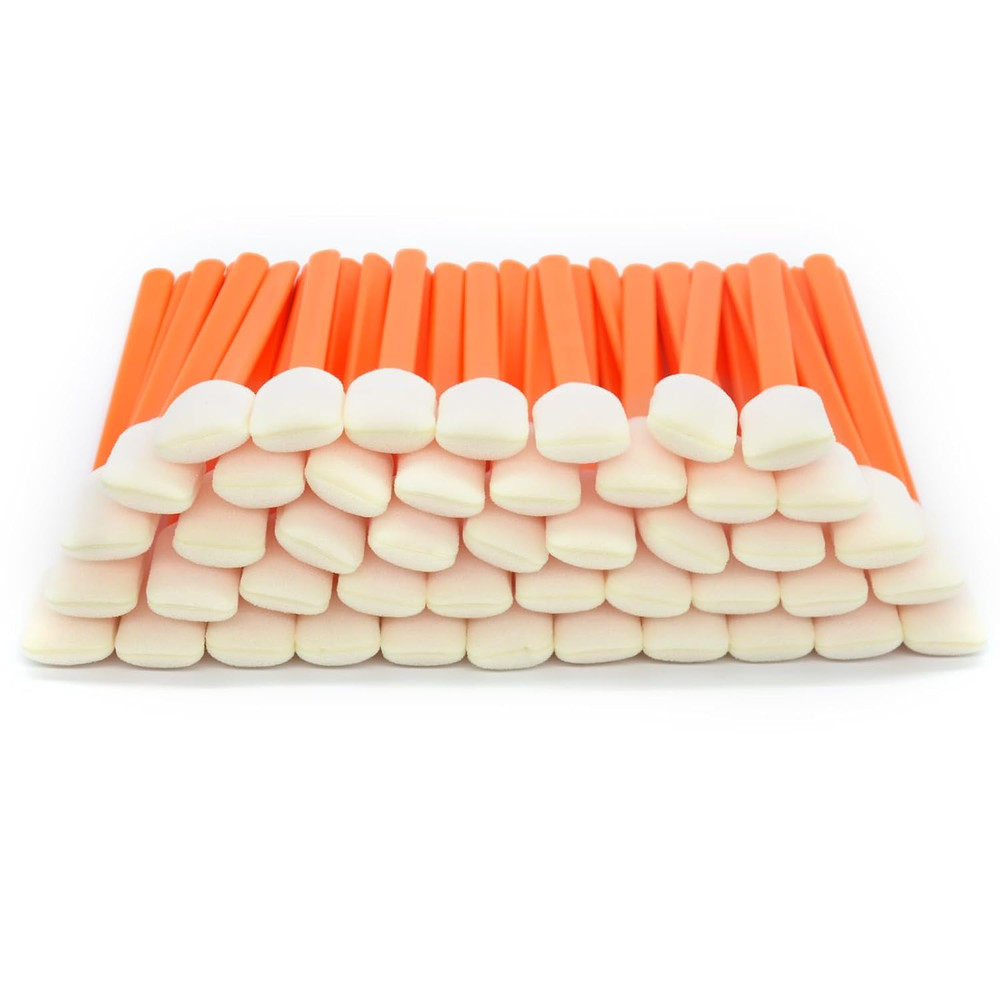 50Pcs 5.11″ Square Rectangle Foam Cleaning Swab Sticks | Cleaning Swab Sticks
