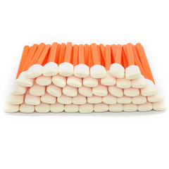 50Pcs 5.11″ Square Rectangle Foam Cleaning Swab Sticks | Cleaning Swab Sticks
