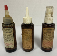Vintage Outers Gun Oil and solvent 4oz Plastic Spray Bottle lot