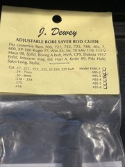Dewey Rods .30-8mm Cal Adjustable Bore Saver Rod Guide ABS-3