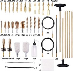 Universal Gun Cleaning Kit with Range Size Deluxe Portable Case