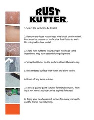 Rust Kutter – Stops Rust, Converts Rust Spots to Leave A Primed Surface 32 fl oz