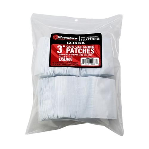 KleenBore CP14B 3″ Bore Cleaning Patches 12-16ga 250/ct