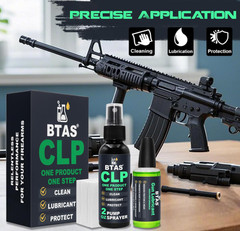 Gun Cleaner & Lubricant CLP Kit 2oz Spray & 1oz Needle Oiler Firearm Maintenance