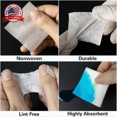 PINGMIC Gun Cleaning Supplies – 6″ Long Cotton Swabs and 2″x2″ Cleaning Patches