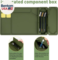 Gun Cleaning Mat, Pistol Mat, Anti-Slip Rubber Gun Mat, Magnetic Pistol Cleaning