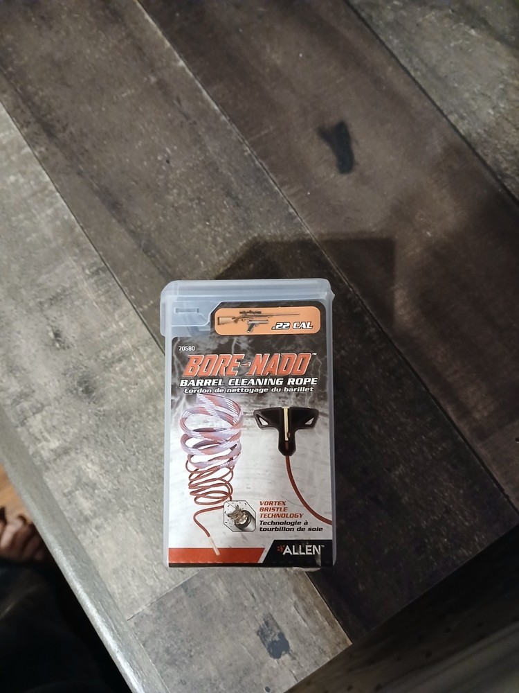2x Allen Bore-Nado .22 Cal Barrel Cleaning Rope – Vortex Bristle Technology