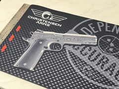 Christensen Arms Cleaning Mat Pad 17 x 12” Rare Swag Demascus 1911 Image