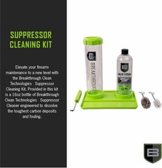 All-in-One Suppressor Cleaning Kit – 16oz Carbon & Lead Removal Solution