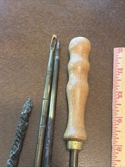 Vintage Marbles stainless steel Jointed Rifle Cleaning Rod #9728 28 Cal + USA