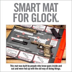 Real Avid Glock Cleaning Mat With Magnetic Parts Tray – 19”x 16” (AVGLOCKSM)