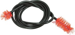 French Horn Cleaning Snake Flexible Coiled Wire Brush and Wool Swab Set