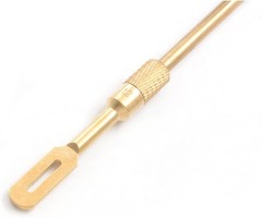 6 Pack Solid Brass Slotted Tip Jag Patch Holder for Rifle/Handgun/Pistol