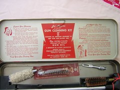 J C HIGGINS GUN CLEANING KIT HUNTING COLLECTIBLES SPORTS SOLD BY SEARS ROEBUCK