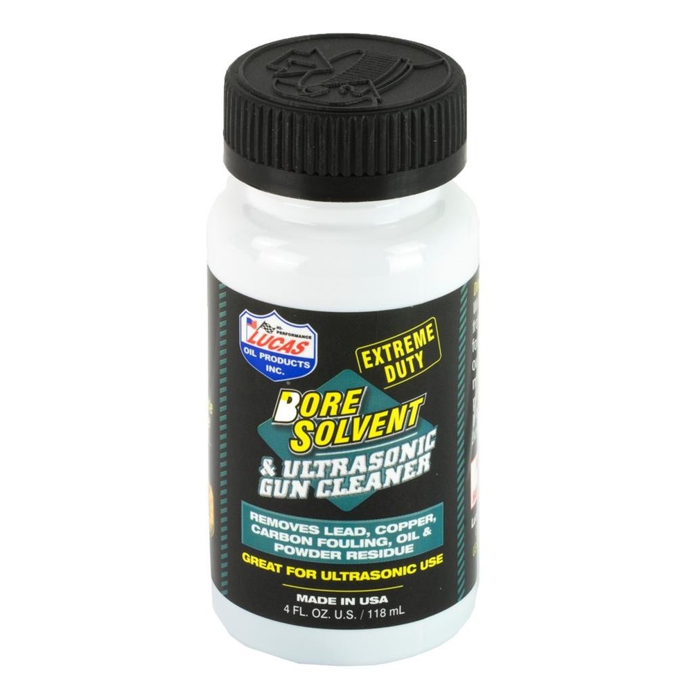 Lucas Oil Extreme Duty Liquid Bore Solvent 4oz Bottle – Made in the USA
