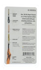 .30 Caliber 308 Rifle Gun Cleaning Bronze Brush Rope & Patch Holder